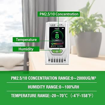 高精度多機能空気質モニター CEM DT-9682 Amazon.co.jp: 空気品質モニター ind CEM DT-968 Accurate